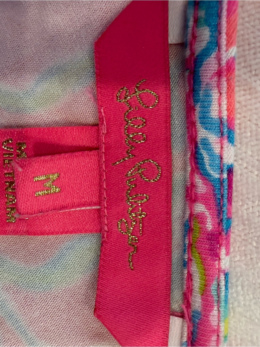 Lilly Pulitzer Pink Floral V-Neck Mini Dress - Picture 3 of 3